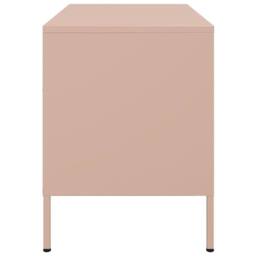 Berkfield Home TV Cabinet Pink 68x39x50.5 cm Steel - thumbnail 7
