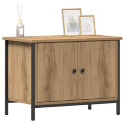 Berkfield Home TV Stand Artisan Oak Particle board 60 x 35 x 45 cm TV Stand in Brown