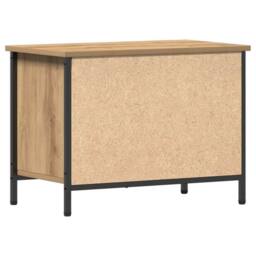 Berkfield Home TV Stand Artisan Oak Particle board 60 x 35 x 45 cm TV Stand in Brown - thumbnail 8