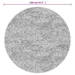 Berkfield Home Rug Washable Multicolour Ã˜ 120 cm Anti Slip - Size: 100 cm diameter - thumbnail 6
