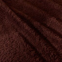 OHS Teddy Fleece Thermal Fitted Bed Sheet in Chocolate - Size: Single Fitted - thumbnail 3