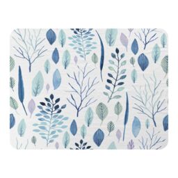 Benjamin Tate Design Winter Branches & Leaves Blanket in Natural - Size: 120 cm x 150 cm - thumbnail 1