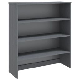 Berkfield Home Top for Highboard HAMAR Dark Grey 90x30x100cm Solid Wood Pine - Size: 90 x 30 x 100 cm - thumbnail 2