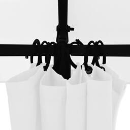 Berkfield Home Garden Marquee with Curtains 360x312x265 cm White 180 g/m ² - Size: 360 x 312 x 265 cm - thumbnail 6