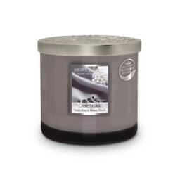 Heart and Home Twin Wick Ellipse Soy Wax Candle - Cashmere in Mid Grey - thumbnail 2