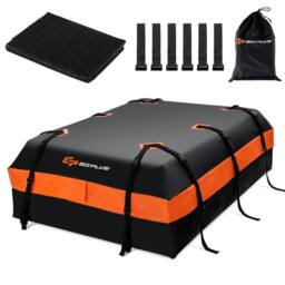 Costway 21 Cubic Feet Car Top Carrier Waterproof Car Roof Bag - thumbnail 1