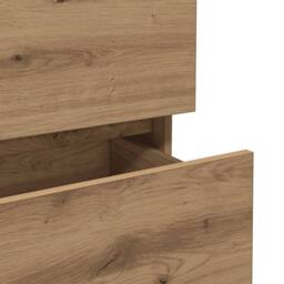 Berkfield Home Sideboard Artisan Oak 70x41x75 cm Engineered Wood in Brown - Size: 70 x 41 x 75 cm - thumbnail 8