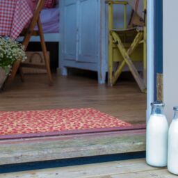 Artsy Mats Pink Leopard Print Doormat (90 x 60cm) in Brown - Size: 90 cm x 60 cm - thumbnail 6