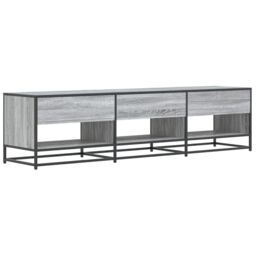Berkfield Home TV Cabinet Grey Sonoma 180x40x46 cm Engineered Wood - Size: 180 x 40 x 46 cm - thumbnail 6