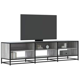 Berkfield Home TV Cabinet Grey Sonoma 180x40x46 cm Engineered Wood - Size: 180 x 40 x 46 cm - thumbnail 1
