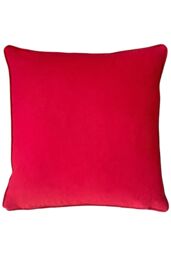 Evans Lichfield Goosie Velvet Chenille Hand-Painted Printed Cushion - Size: 43 cm x 43 cm - thumbnail 2