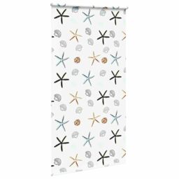 Berkfield Home Shower Roller Blind 140x240 cm Fabric Width 136 cm in Black - thumbnail 4