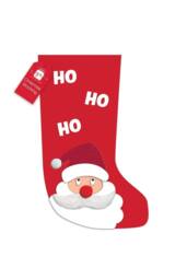 KDMD Christmas Santa Stocking 3 Pack in Red - thumbnail 1