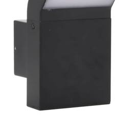 Berkfield Home Outdoor LED Wall Lights 2pcs Black Die-cast Aluminium - thumbnail 8