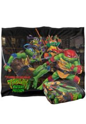 Teenage Mutant Ninja Turtles : Mutant Mayhem Nightly Rooftop Escapade Silky Touch Super Soft Throw Blanket 152 X 127 cm in White - thumbnail 2