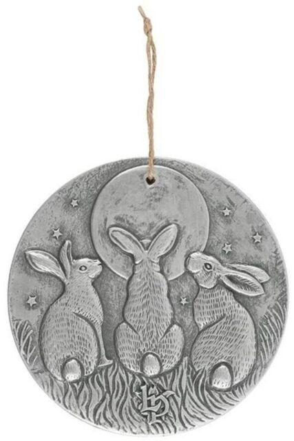 KDMD Silver Effect Moon Shadows Plaque in Grey - image 1