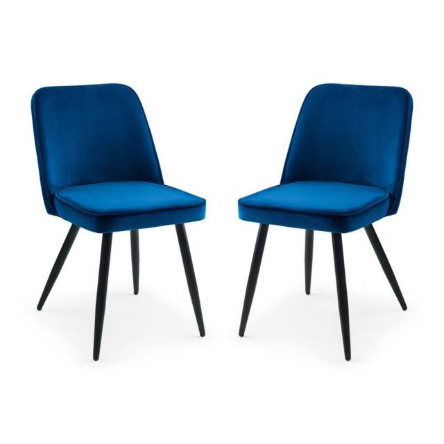 Cheshire Kingsley Elegant Blue Dining Chairs - Set of 2 - image 1