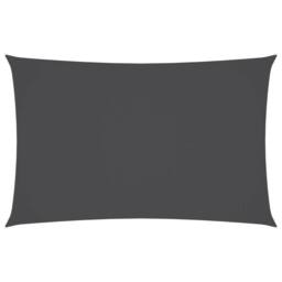 Berkfield Home Sunshade Sail Oxford Fabric Rectangular 5x8 m Anthracite in Charcoal - thumbnail 2