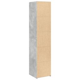 Berkfield Home Highboard Concrete Grey 40x41x185 cm Engineered Wood - Size: 40 x 41 x 185 cm - thumbnail 6