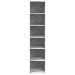 Berkfield Home Highboard Concrete Grey 40x41x185 cm Engineered Wood - Size: 40 x 41 x 185 cm - thumbnail 4