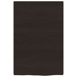 Berkfield Home Basin Shelf Wall Mounted Steel & Solid Wood Oak in Brown - thumbnail 8