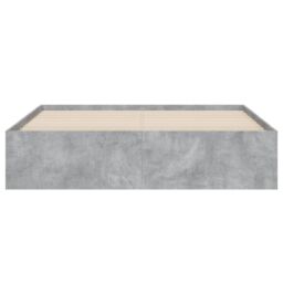 Berkfield Home Bed Frame with Drawers without Mattress Concrete Grey 150x200 cm King Size - thumbnail 6