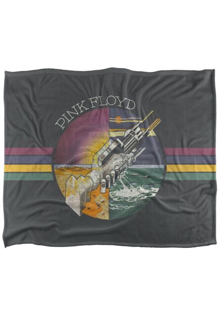 Pink Floyd Welcome To The Machine Silky Touch Super Soft Throw Blanket 152 X 127 cm in White - image 1