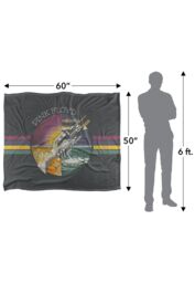 Pink Floyd Welcome To The Machine Silky Touch Super Soft Throw Blanket 152 X 127 cm in White - thumbnail 5