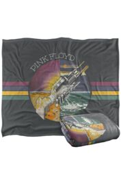 Pink Floyd Welcome To The Machine Silky Touch Super Soft Throw Blanket 152 X 127 cm in White - thumbnail 2
