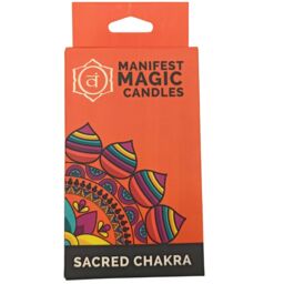 KDMD Manifest Magic Candles (pack of 12) - Orange - Sacred Chakra
