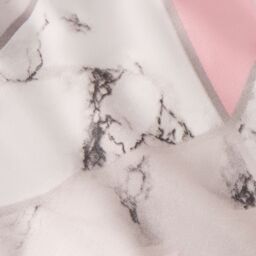 OHS Marble Duvet Cover Pillowcases Bedding Reversible Quilt Set Geo Soft in Pink - Size: King - thumbnail 5