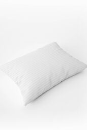 Belledorm Hotel Suite Satin Stripe 540 Thread Count Housewife Pillowcase in White