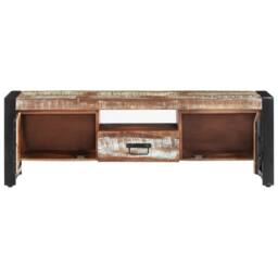 Berkfield Home TV Cabinet 120x30x40 cm Solid Wood Reclaimed - Size: 120 x 30 x 40 cm - thumbnail 4