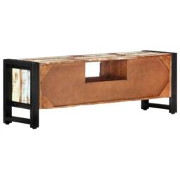 Berkfield Home TV Cabinet 120x30x40 cm Solid Wood Reclaimed - Size: 120 x 30 x 40 cm - thumbnail 3