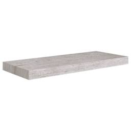 Berkfield Home Floating Wall Shelves 2 pcs Concrete Grey 60x23.5x3.8 cm MDF - thumbnail 4