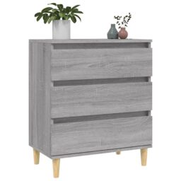 Berkfield Home Sideboard Grey Sonoma 60x35x70 cm Engineered Wood - Size: 60 x 35 x 70 cm - thumbnail 4