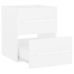 Berkfield Home Sink Cabinet White 41x38.5x48 cm Engineered Wood - thumbnail 5