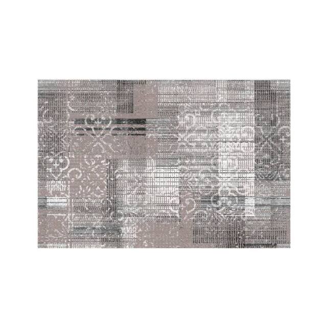 The Rug Shop UK Natural Cream Modern Abstract Easy to Clean Mat in Beige - Size: 50 cm x 150 cm - image 1