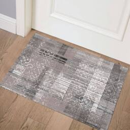 The Rug Shop UK Natural Cream Modern Abstract Easy to Clean Mat in Beige - Size: 50 cm x 150 cm - thumbnail 2