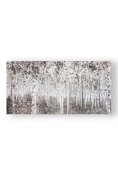 Art for the Home Neutral Watercolour Wood Printed Canvas in Beige - thumbnail 2