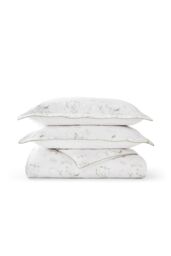 CHRISTY 'Hatton' Vintage Floral Reversible Cotton Duvet Cover Set in Green - Size: Super King - thumbnail 2