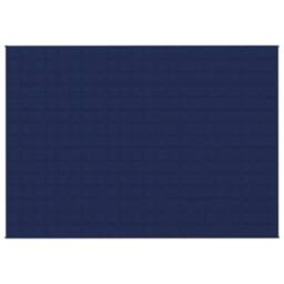 Berkfield Home Weighted Blanket Blue 155x220 cm 11 kg Fabric - thumbnail 1