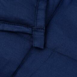 Berkfield Home Weighted Blanket Blue 155x220 cm 11 kg Fabric - thumbnail 5