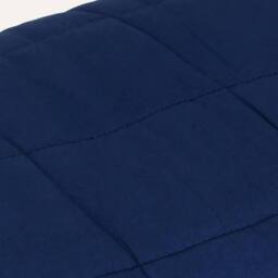 Berkfield Home Weighted Blanket Blue 155x220 cm 11 kg Fabric - thumbnail 4