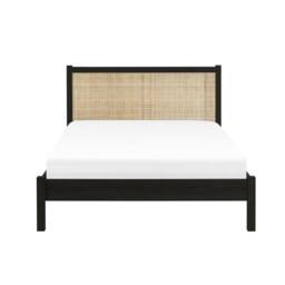 Cheshire Zinc Rattan Bed - Black - Double (135cm) - thumbnail 3
