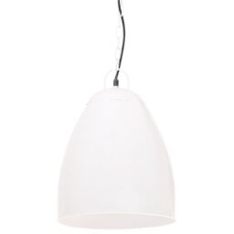 Berkfield Home Industrial Hanging Lamp 25 W White Round 32 cm E27 - thumbnail 2