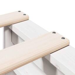 Berkfield Home Bookcase Bed without Mattress White 140x190 cm Solid Wood Pine - thumbnail 9