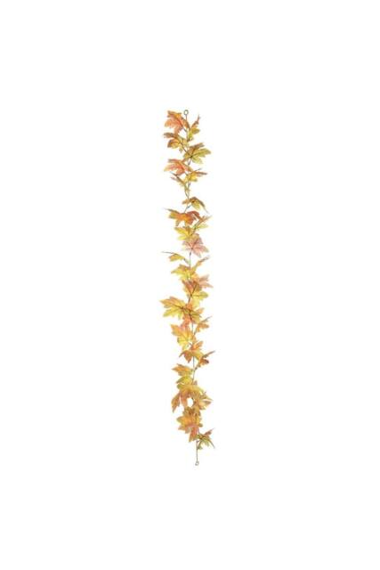 KDMD Essential Autumn Large Leaf Maple Garland - Orange Yellow 170cm - image 1