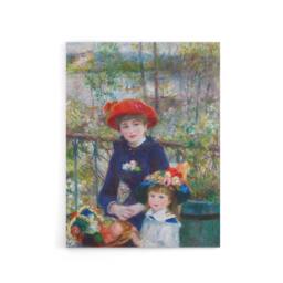 "Artery8 Renoir Two Sisters On The Terrace Canvas Wall Art Print - Size: W18"" x H24""" - thumbnail 1