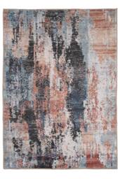 Kukoon Blue Grey Distressed Soft Pile Living Room Area Rug Bedroom Floor Mat - Size: 160 cm x 230 cm - thumbnail 7